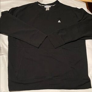 Reebok Men's Black Kangaroo Pouch Pocket Sweatshirt Size Medium